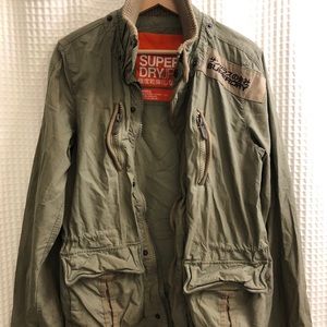 Super dry military style jacket size small